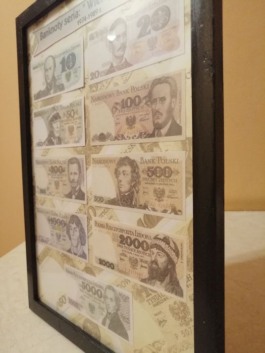 Banknoty PRL seria "Wielcy Polacy".
