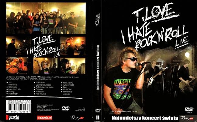 T.Love | I Hate Rock'n'Roll Live | folia | DVD