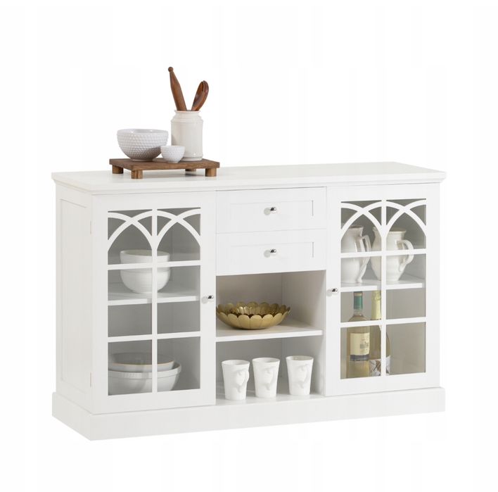 Biała witryna jak ikea