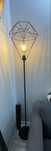 Lampa stojąca led czarna