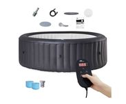 Jacuzzi ogrodowe dmuchane 8 Osobowe 224cm 180 wewnątrz Mspa Rimba Ozon