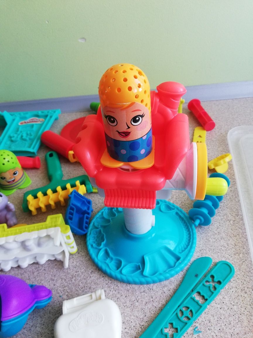Play doh zestawy dentysta fryzjer
