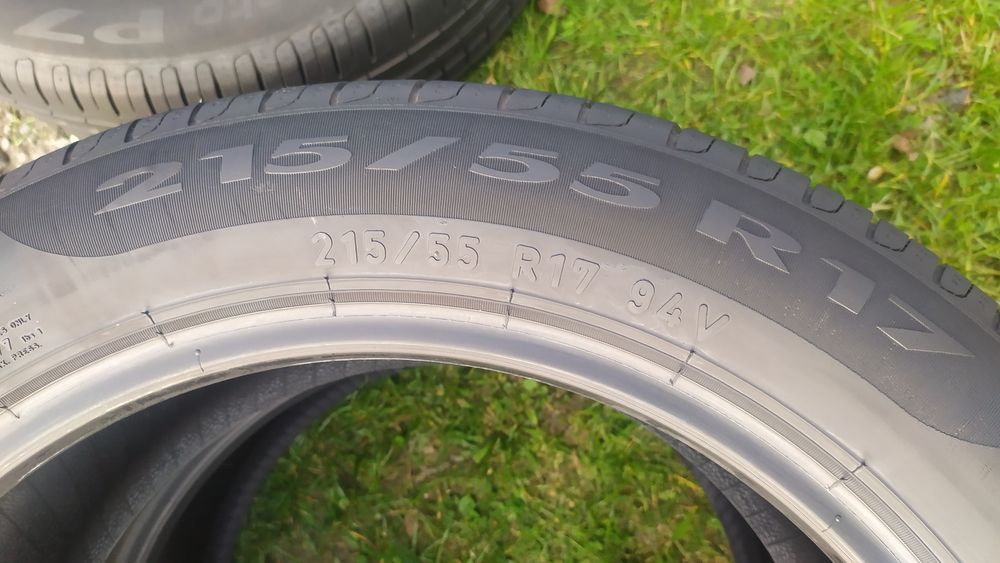 215/55/17 Pirelli 6mm Poznań 4szt 400zl