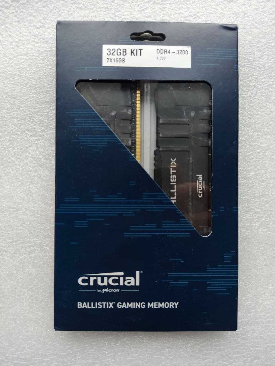 Crucial Ballistix DDR4 3200 32gb BL2K16G32C16U4B