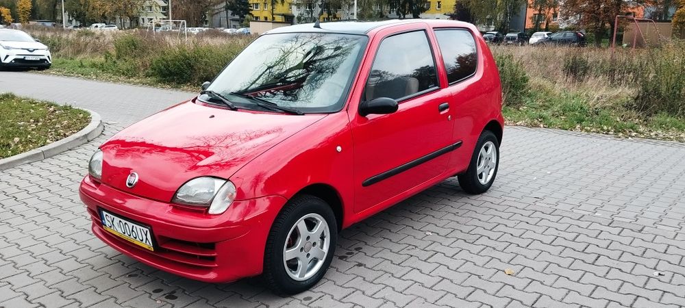Fiat Seicento 1.1 Klima 54 kM 2004 r. Bez Rdzy. Klimatyzacja. Alumy.