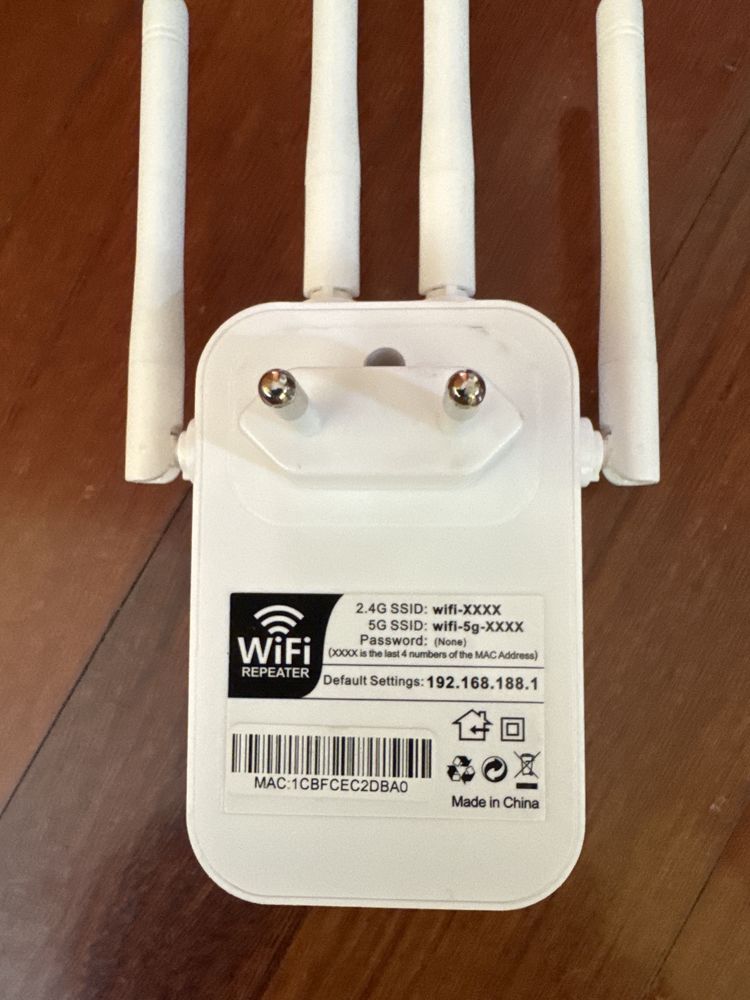 Repetidor wifi dual band NOVO