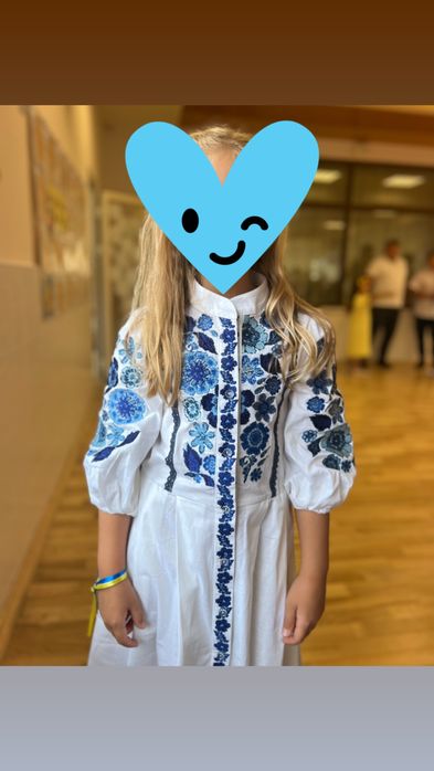 Сукня вишиванка скиба 158 см