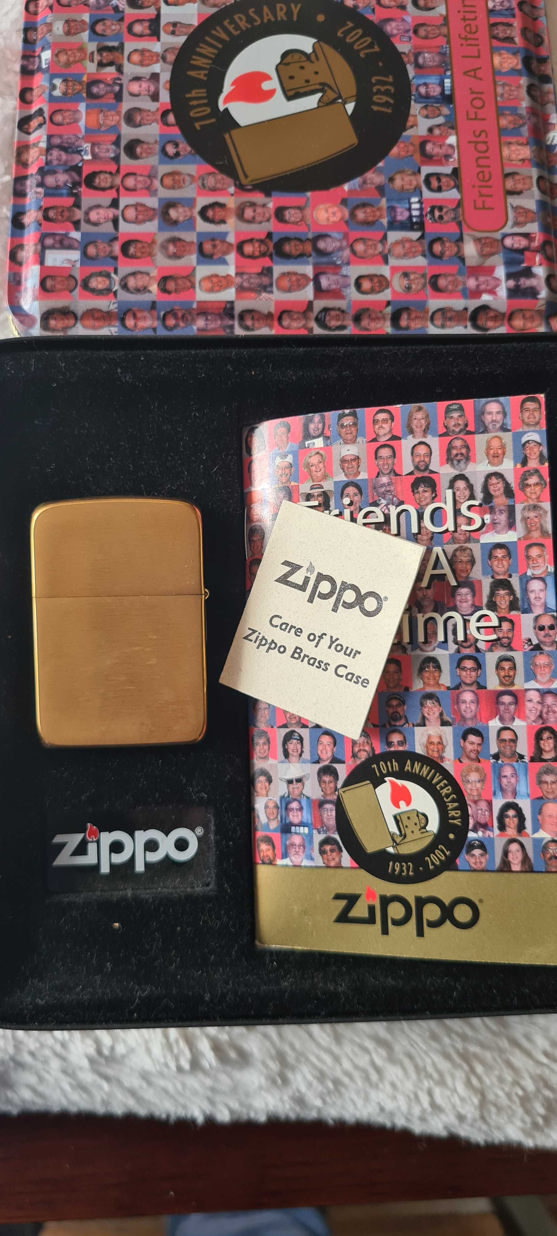 Zapalniczka Zippo 70TH ANNIVERSARY 1932 -2002. Now