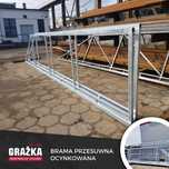 Brama przesuwna rama do wypełnienia 4mx1,50m (PRODUCENT)