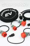 Polski kabel do ładowania aut elektrycznych 3 fazy 5M 32A  CHARGING EV