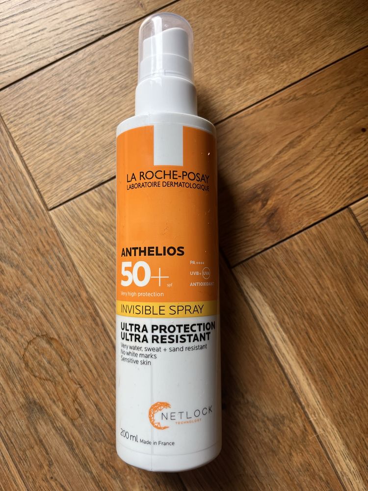 Anthelios niewidoczny spray SPF 50 wysoka ochrona 200ml
