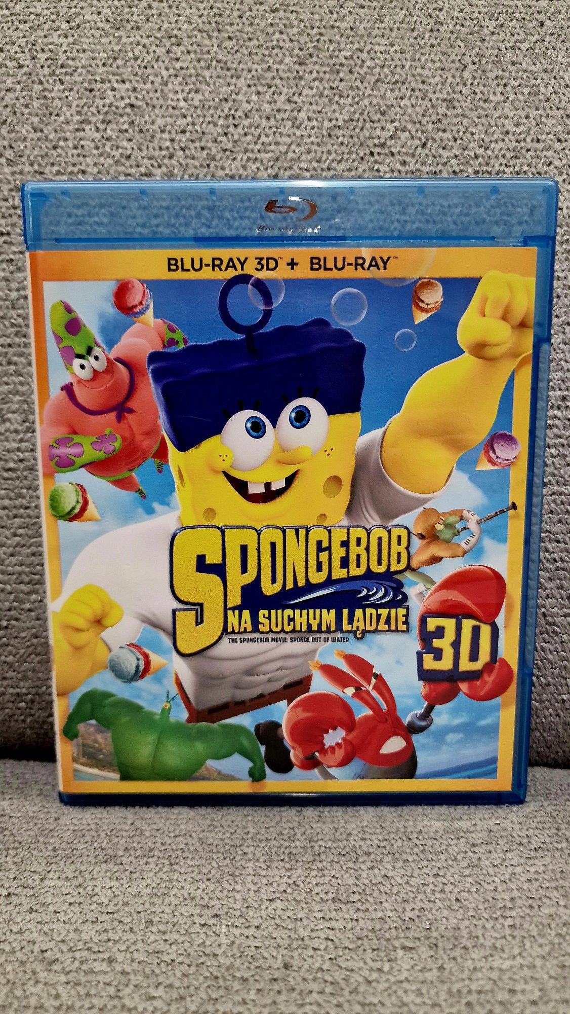 Spongebob na suchym lądzie PL na blu-ray [2d + 3d]