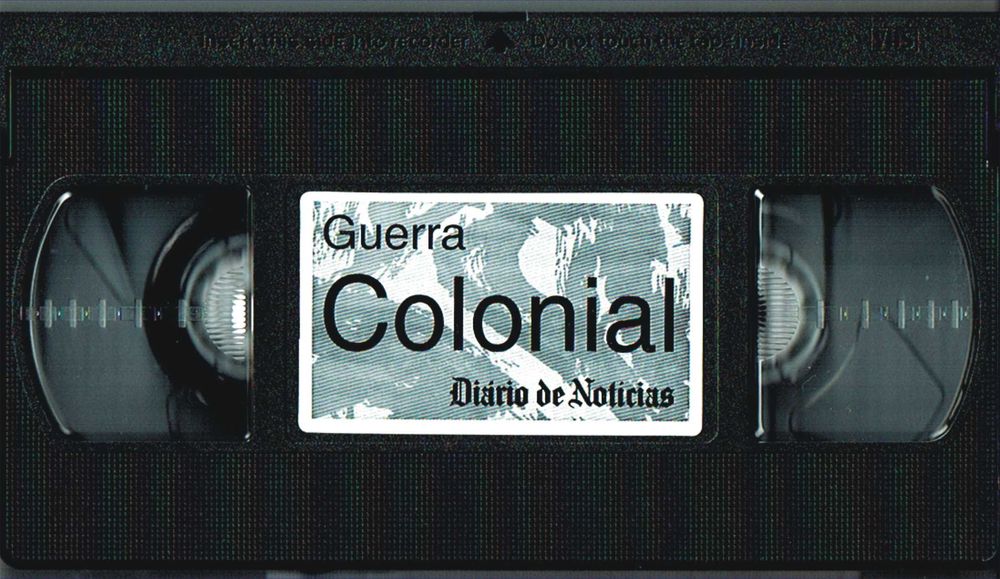 Imagens vídeo da Guerra COLONIAL. Cassete VHS