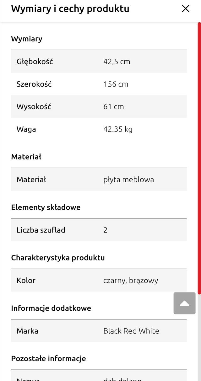 Szafka RTV Forn BRW