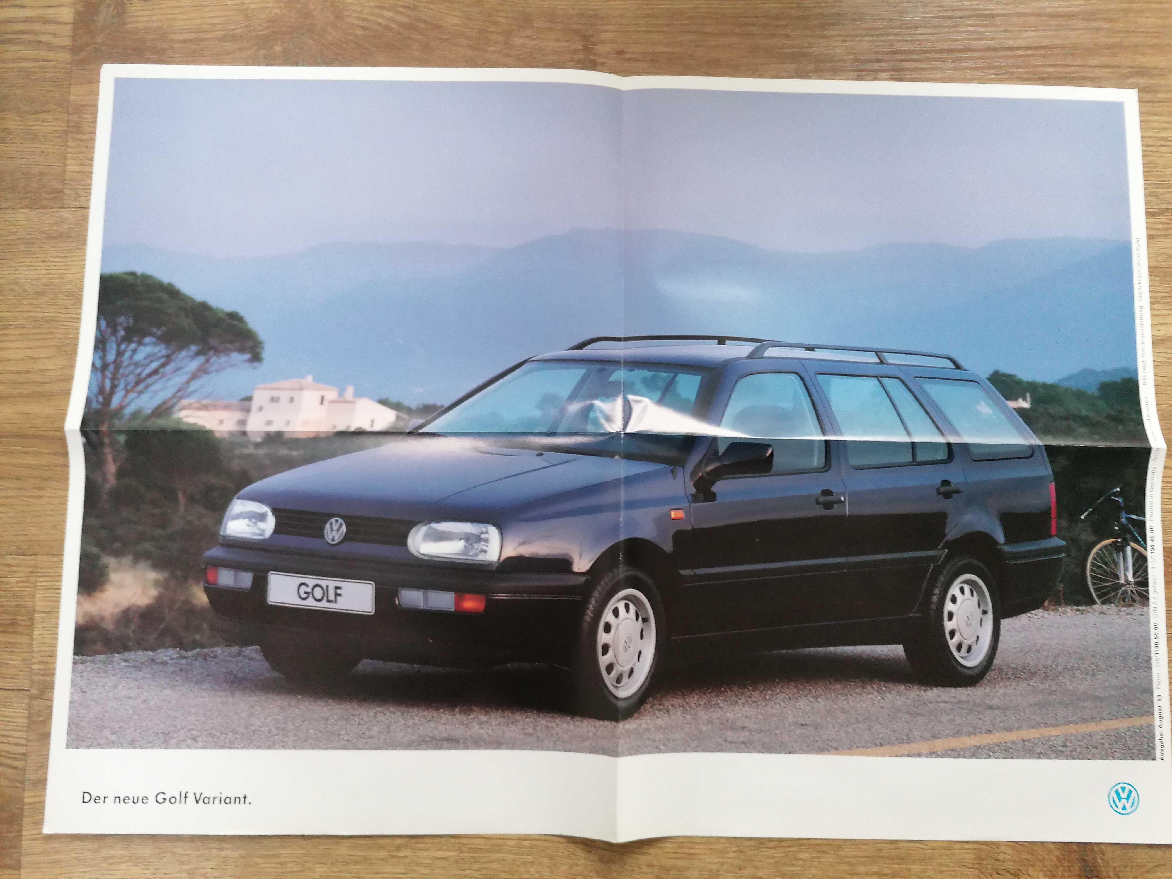 Plakat VW Golf III Variant