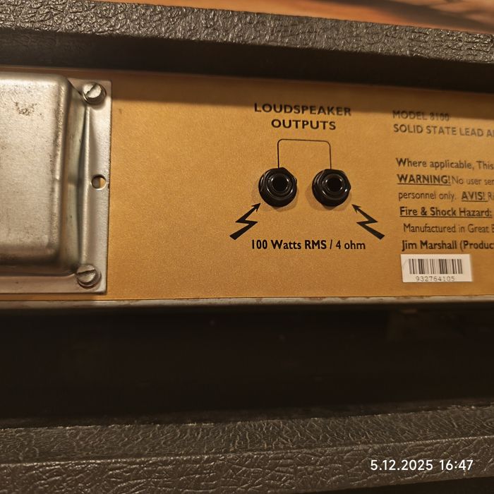 Marshall Valvestate 100V 8100 Head Głowa Gitarowa Vintage 1993
