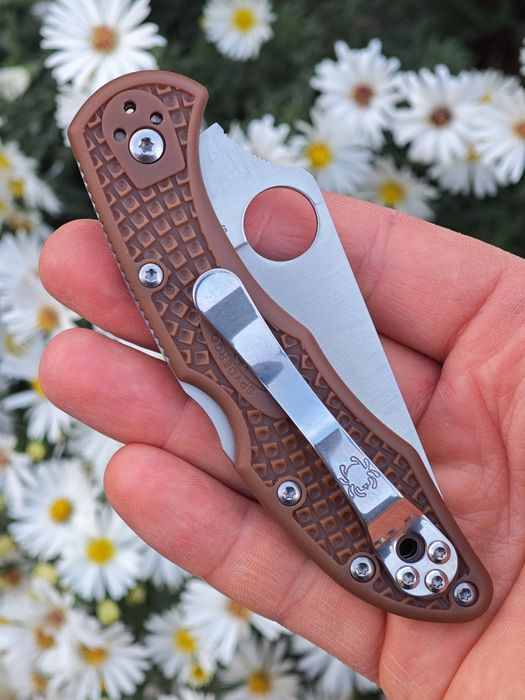 Spyderco Delica 4 D2, средних размеров, на каждый день, легенда edc