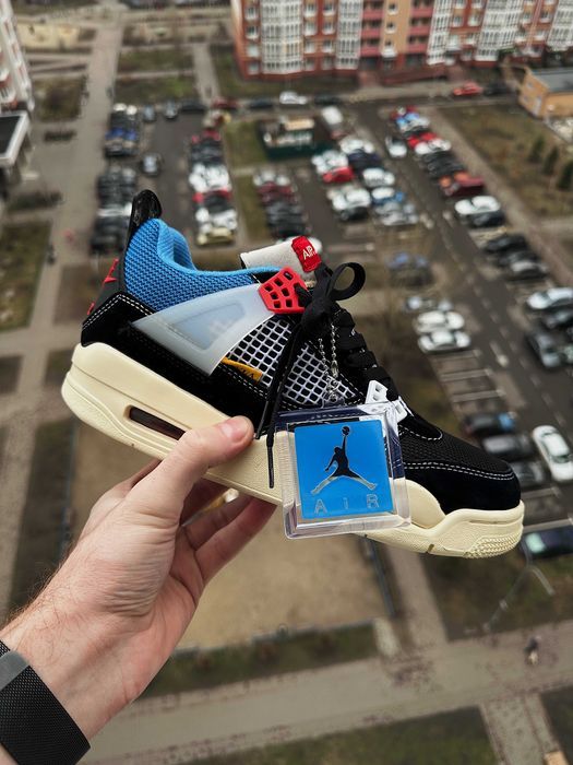 Мужские кроссовки Nike Union LA x Air Jordan 4 Retro SP ''Off Noir'' F