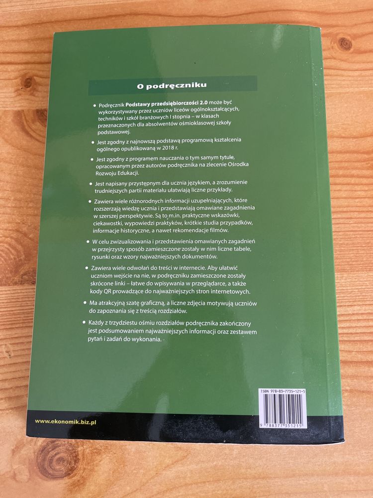 Podrecznik podstawy przedsiębiorczości 2.0 liceum technikum