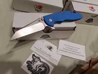 Hinderer 3.5 XM-18 S45VN Fatty Wharncliffe Tri-Way Blue G10