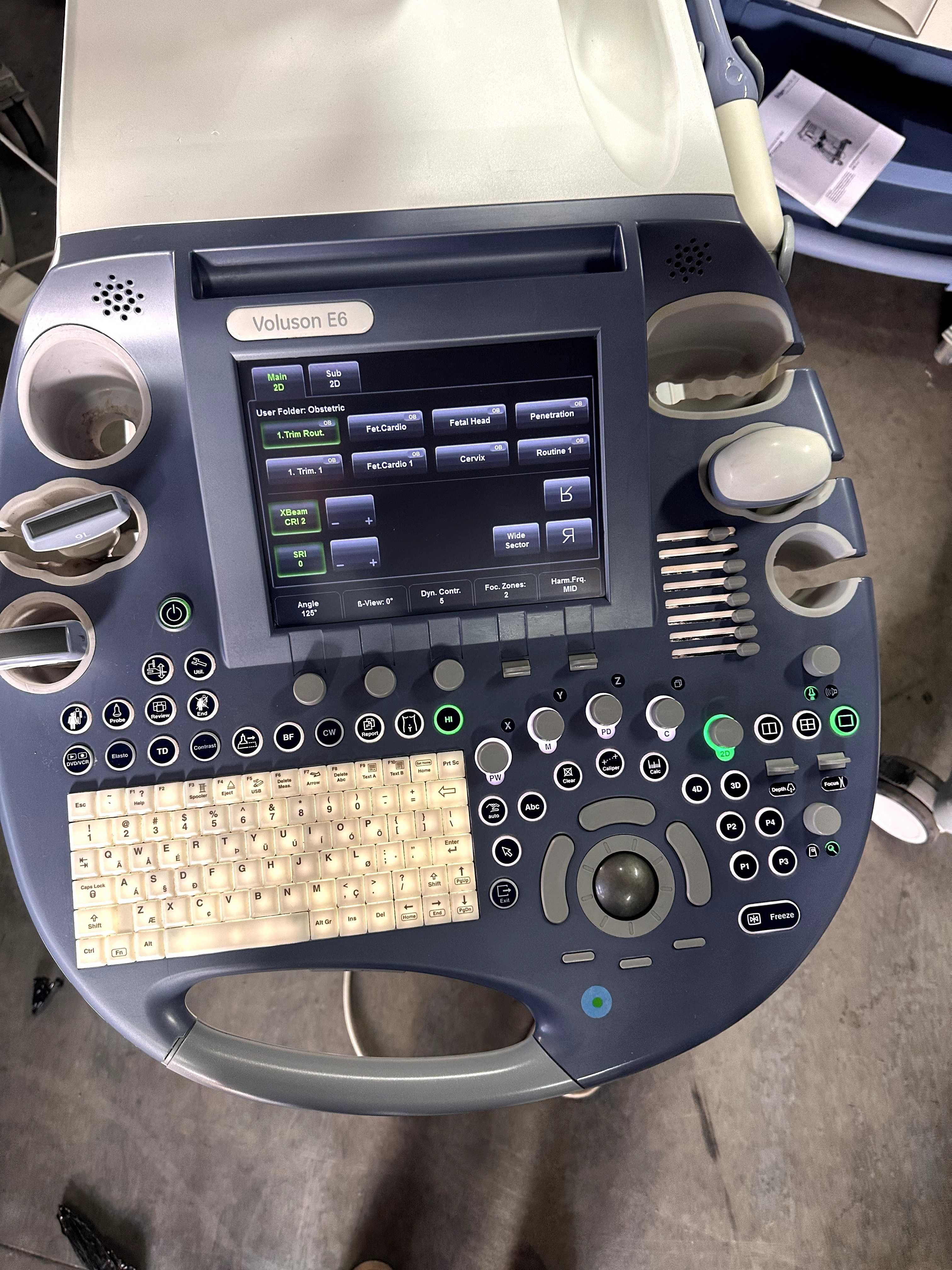 УЗД GE Voluson E6 експертного класу BT13.5 + 2 датчики (12-2014)