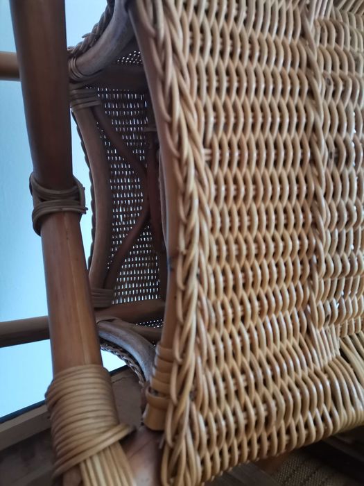 Krzesła Rattanowe GUNA Swiss Made Vintage kpl. 4 szt