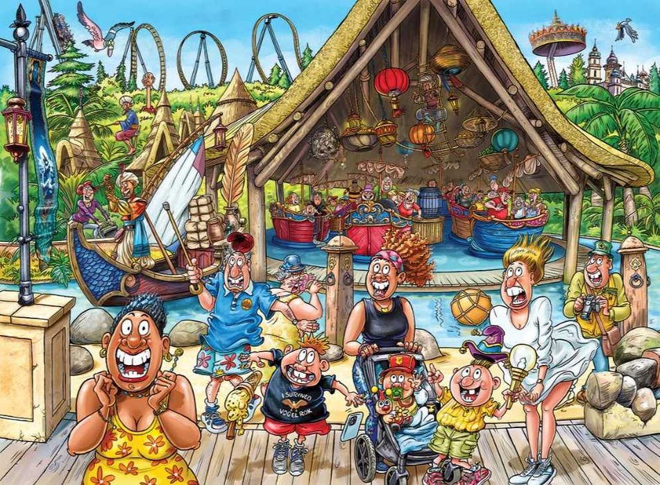 Пазли Jumbo Wasgij Original Efteling - World of Sindbad!