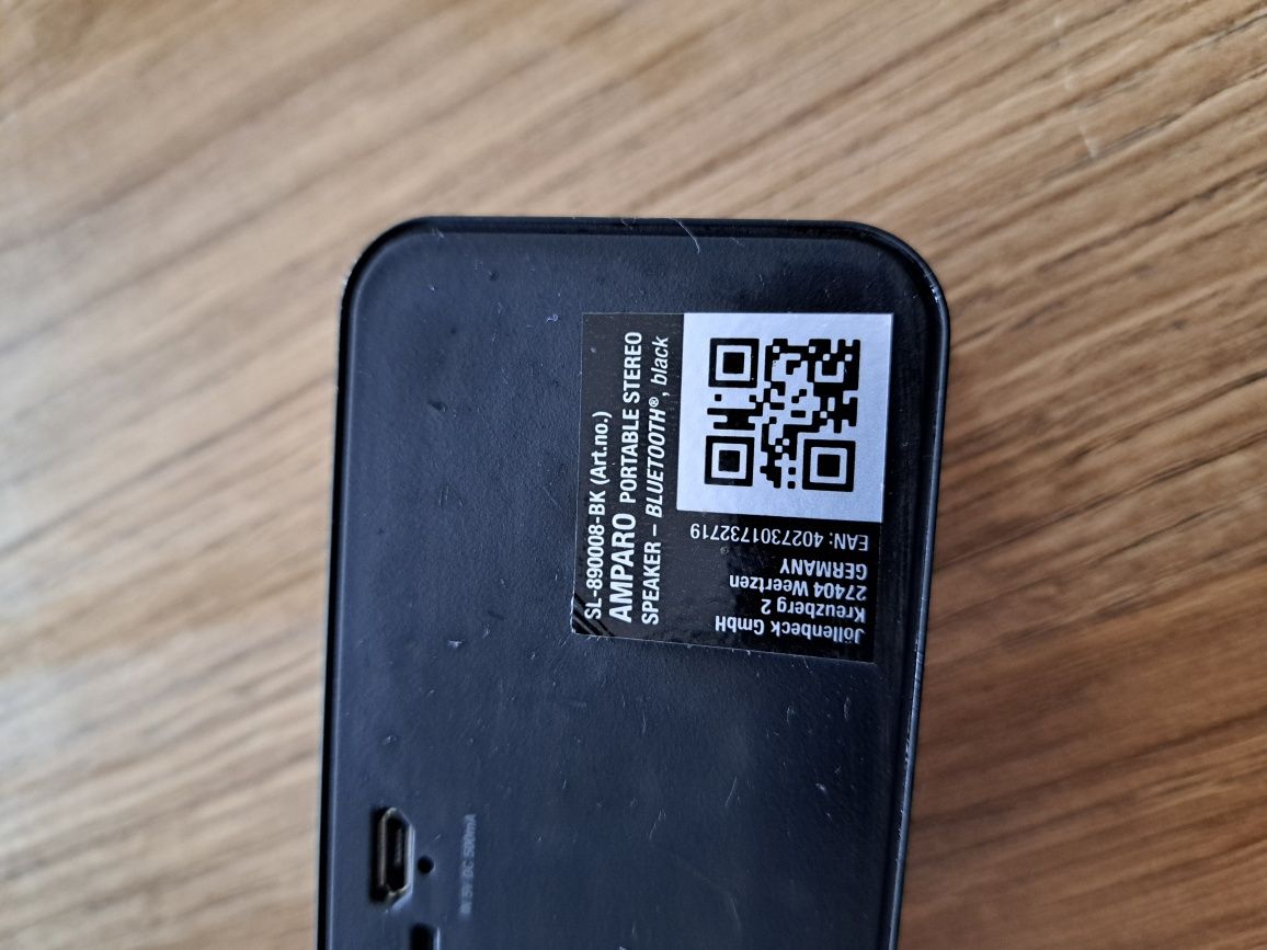 Głośnik bluetooth Speedlink Amparo SL-890008-BK