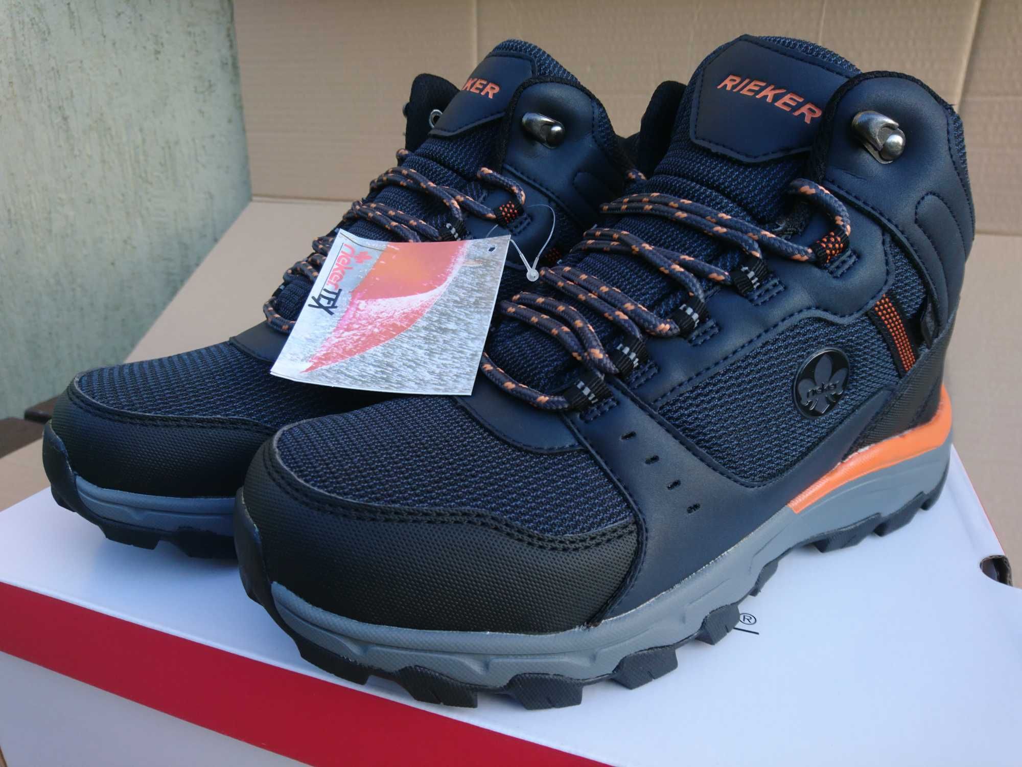 Rieker 40 26cm buty trekingowe górskie Niemieckie turystyczne zimowe