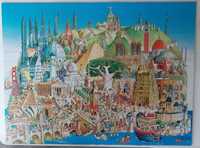 GLOBAL CITY 1500 peças - Puzzle Heye Completo