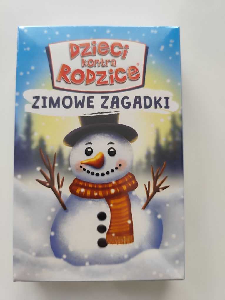 Nowa dzieci kontra rodzice zimowe zagadki gra dla dzieci