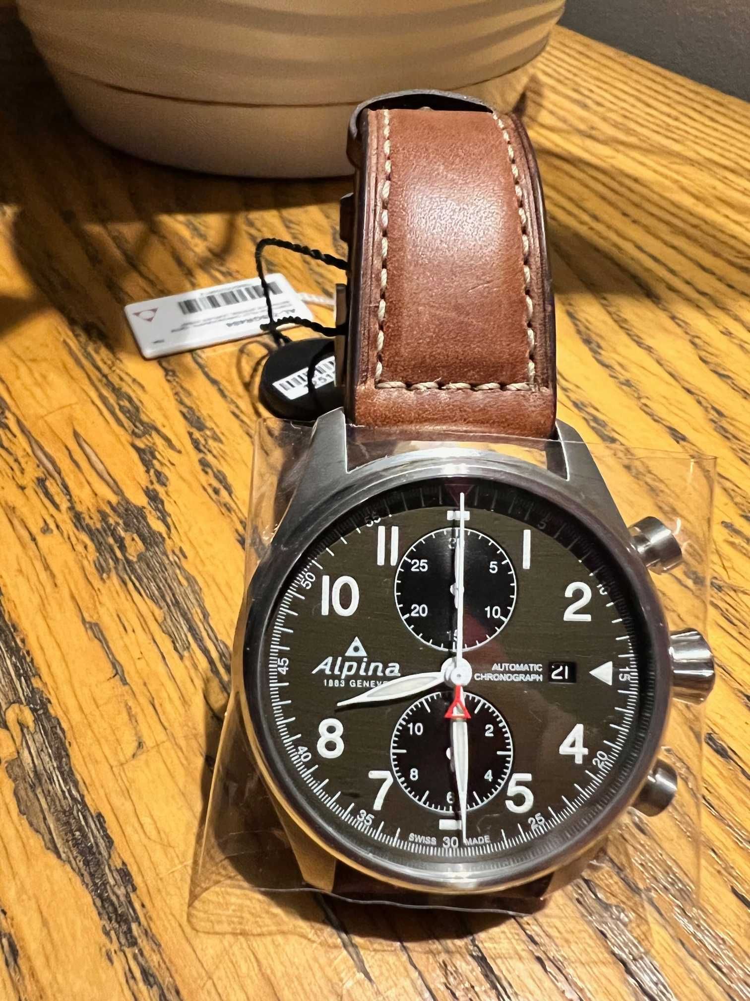 Zegarek męski Alpina Startimer Pilot Automatic Chronograph