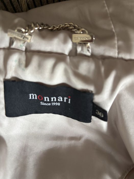 Kurtka puchowa Monnari z lisem rozmiar 36