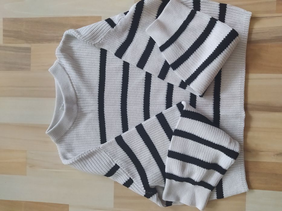 sweter w pasy rozmiar 146/152 H&M