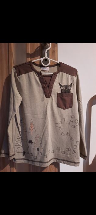 Bluzki na długi rękaw chłopięce