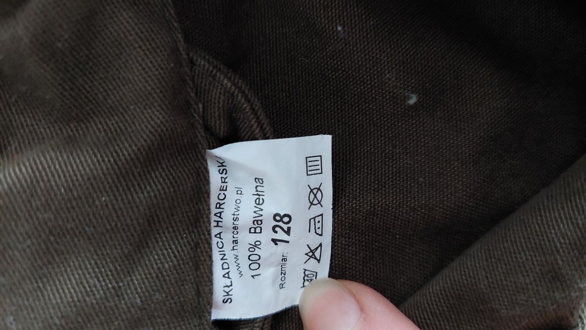 Mundur, spodnie, pasek ZHR, roz. 128