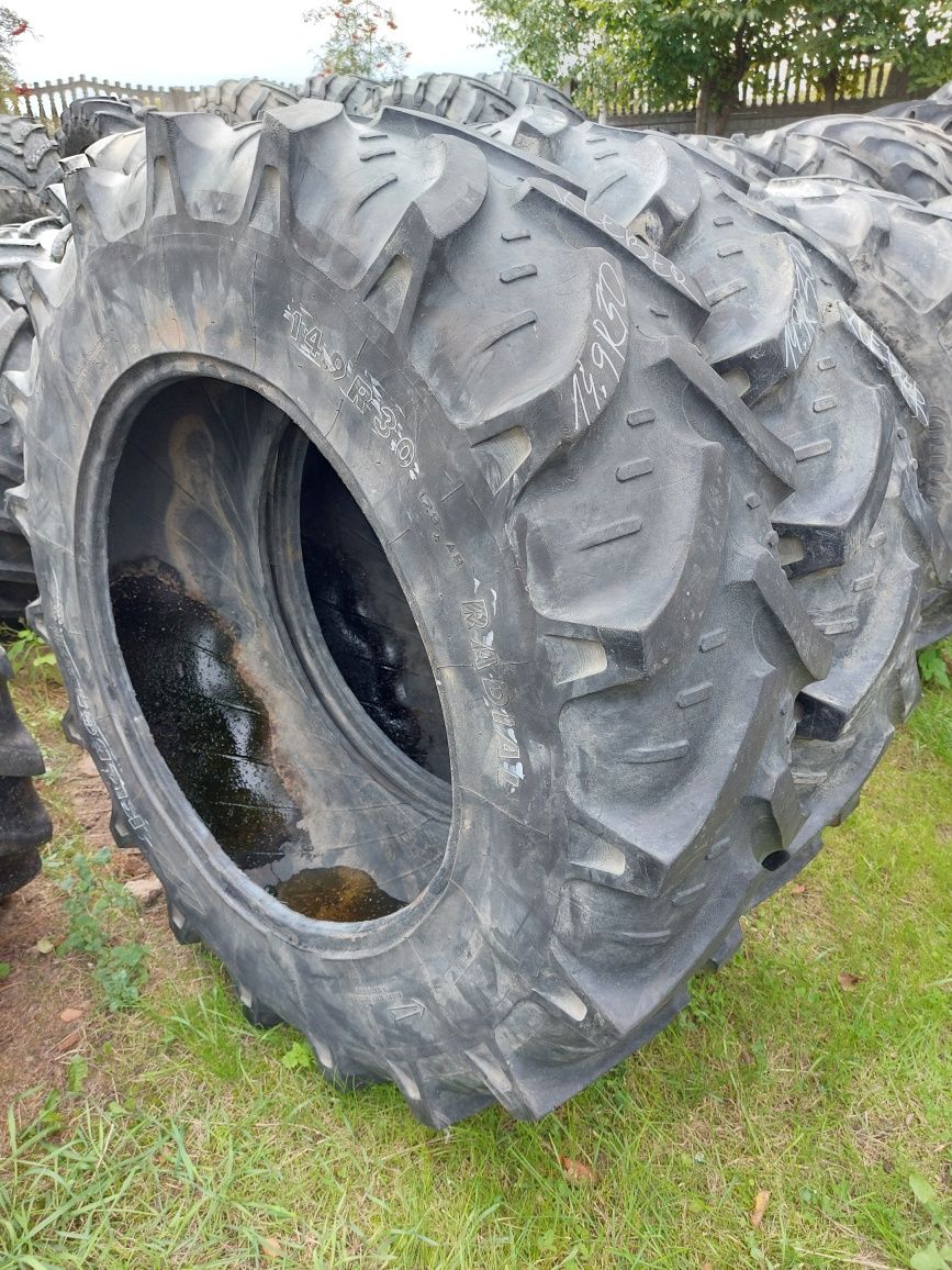 14.9R30 Kleber opony rolnicze używane para