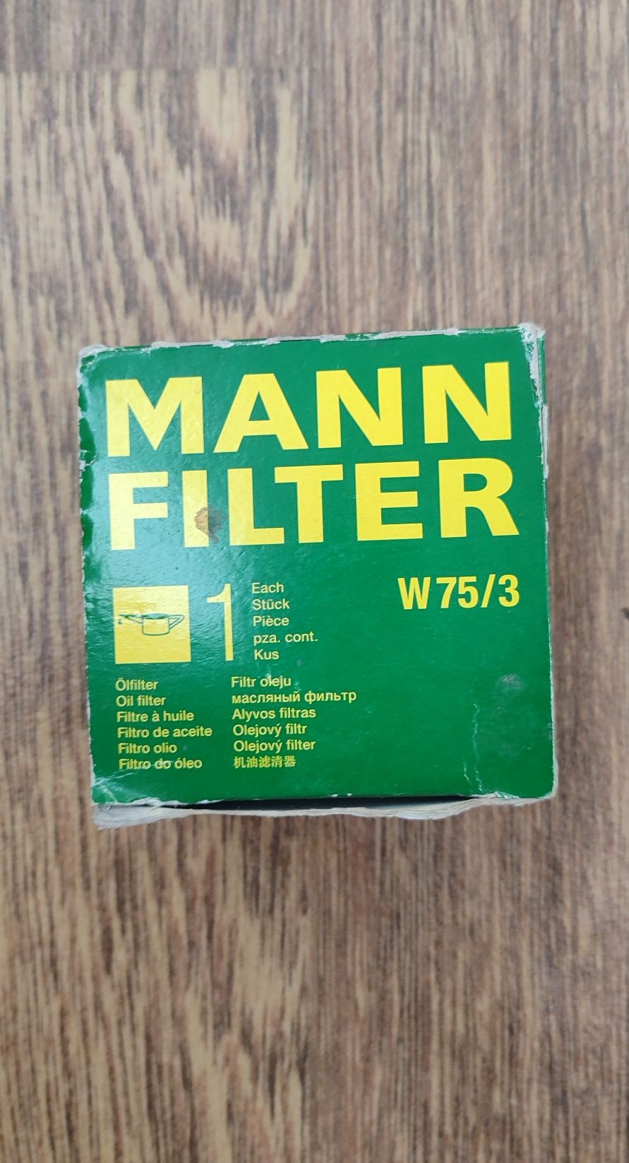 Масляный фильтр Mann W75/3