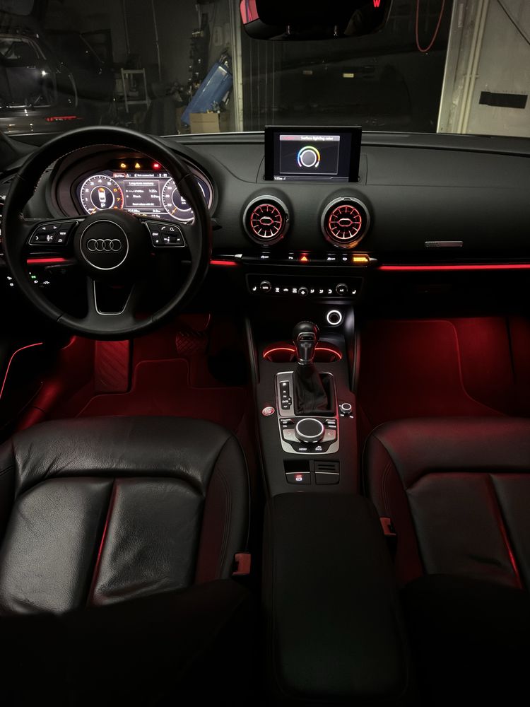 Комплект Ambient light Audi A3 V8 2015-2021 заміна декору+дифлектори