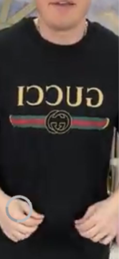 Bluzka T shert Gucci logo
