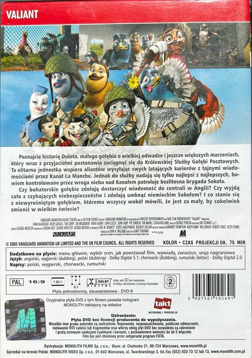 Film DVD Szeregowiec Odlot