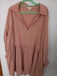 Tunika H&M rozmiar XL/42 pudrowy róż jak nowa