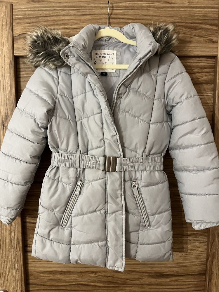 Kurtka zimowa ocieplana parka 128 c&a gratisy