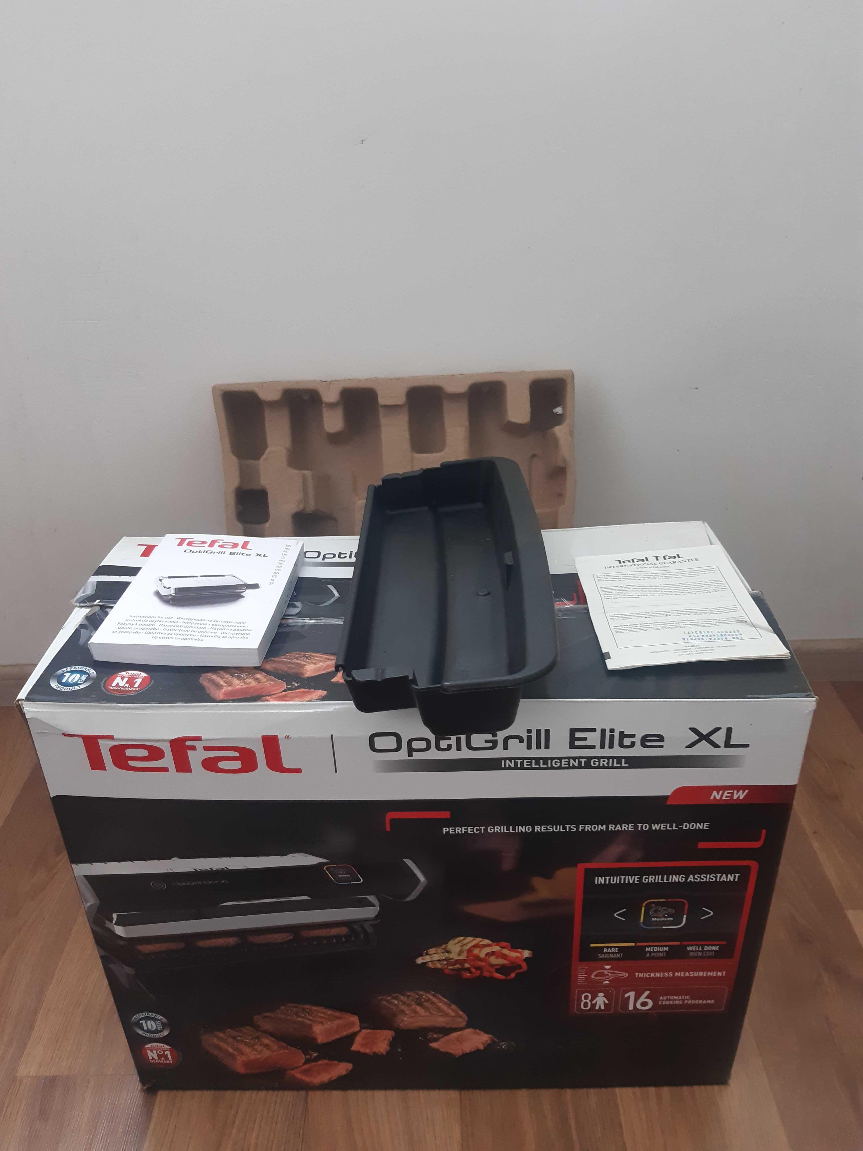 Продается Гриль TEFAL OptiGrill Elite XL GC760D30 в рабочем состоянии
