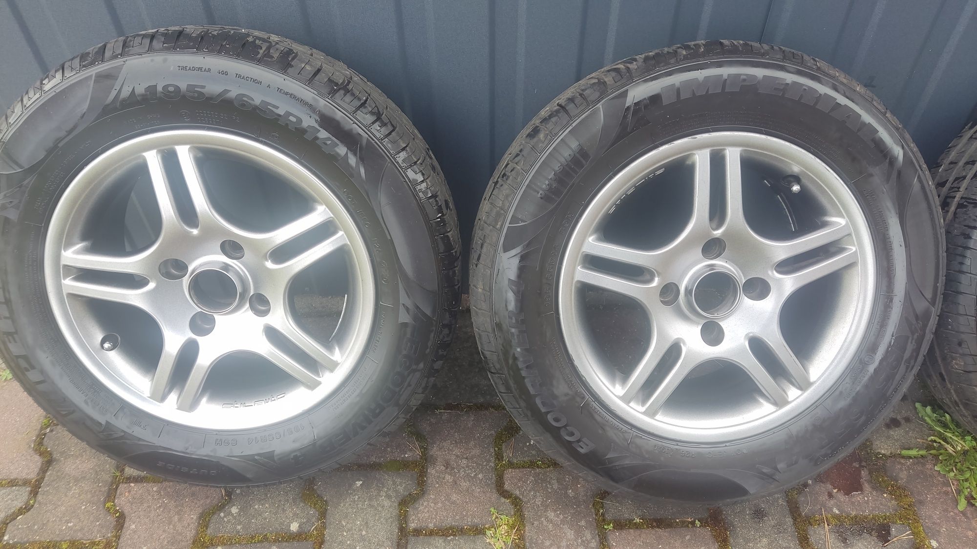 Koła 14" Opony letnie Imperial 195/65/14, felgi alu 4x108 14'' PEUGEOT