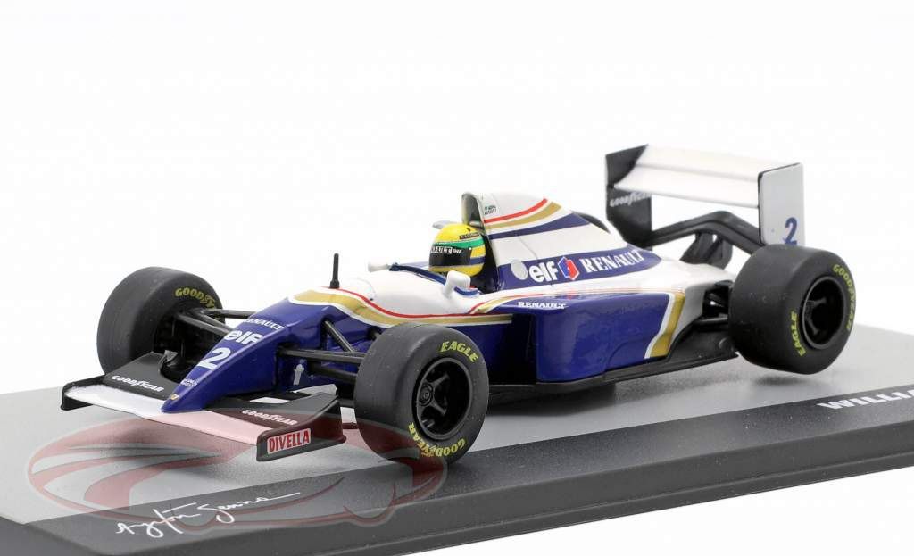 Miniatura Ayrton Senna Williams FW16 Brasil GP fórmula 1 1994