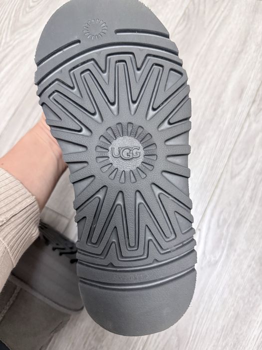 Ugg classic mini dipper grey, жіночі угги ciрі Ugg mini dipper