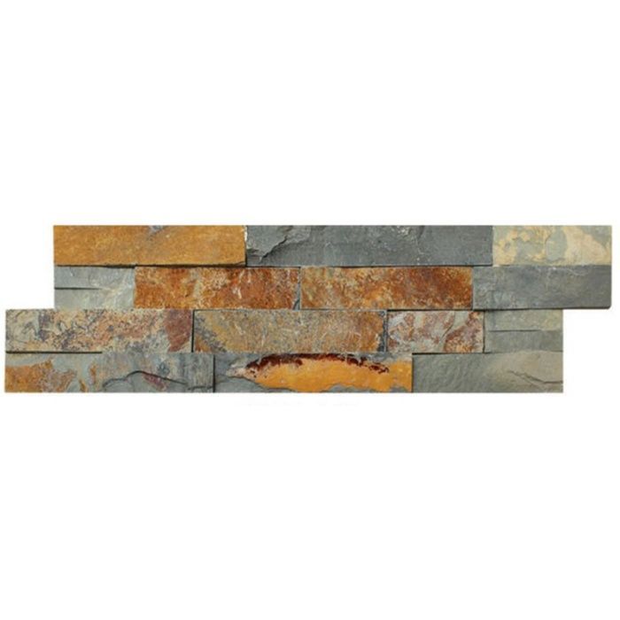 Panel ścienny Płytki Łupek Stackstone Multicolor 36x10x0,8-1,3cm