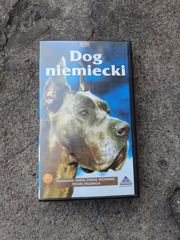 Kaseta VHS rasy psów Dog niemiecki
