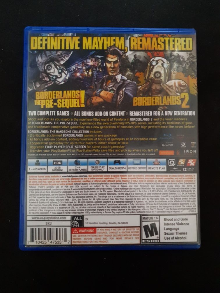 Borderlands The Handsome Collection PS4 PS5